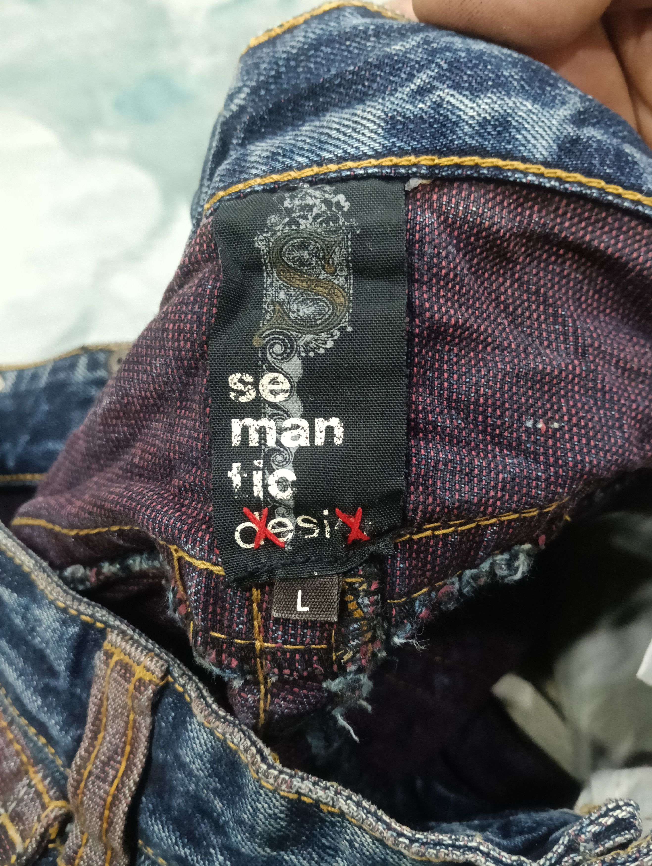 If Six Was Nine Semantic Design Denim Size US 34 / EU 50 - 17 Thumbnail
