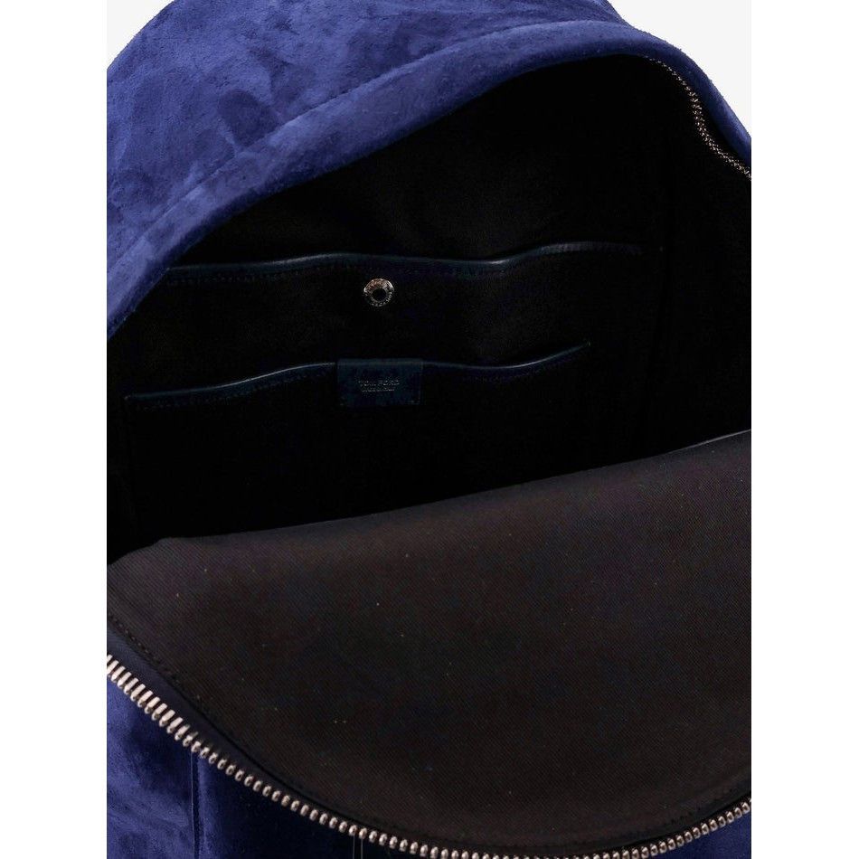 Tom Ford TOM FORD Blue Suede Backpack New And Authentic Size ONE SIZE - 4 Thumbnail