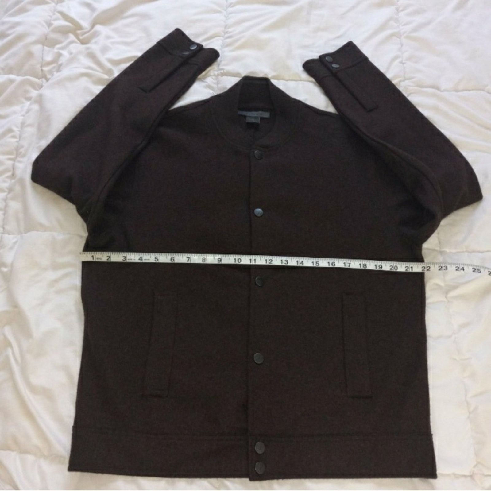 John Varvatos John Varvatos Italian Merino Wool Teddy Jacket size M Size US M / EU 48-50 / 2 - 6 Thumbnail