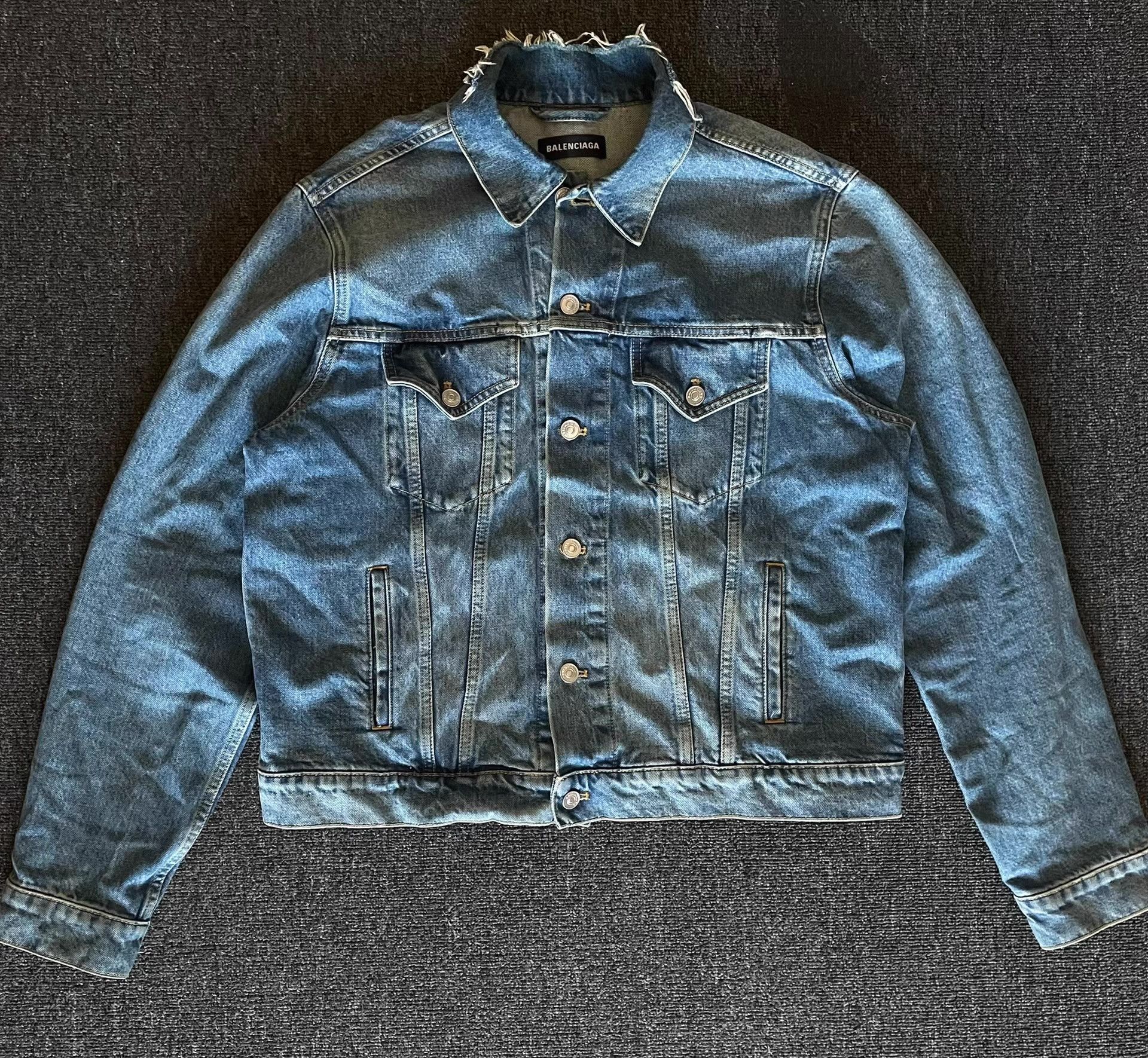 Balenciaga Balenciaga Classic Coke Denim Jacket, Q4 Size US L / EU 52-54 / 3 - 1 Thumbnail