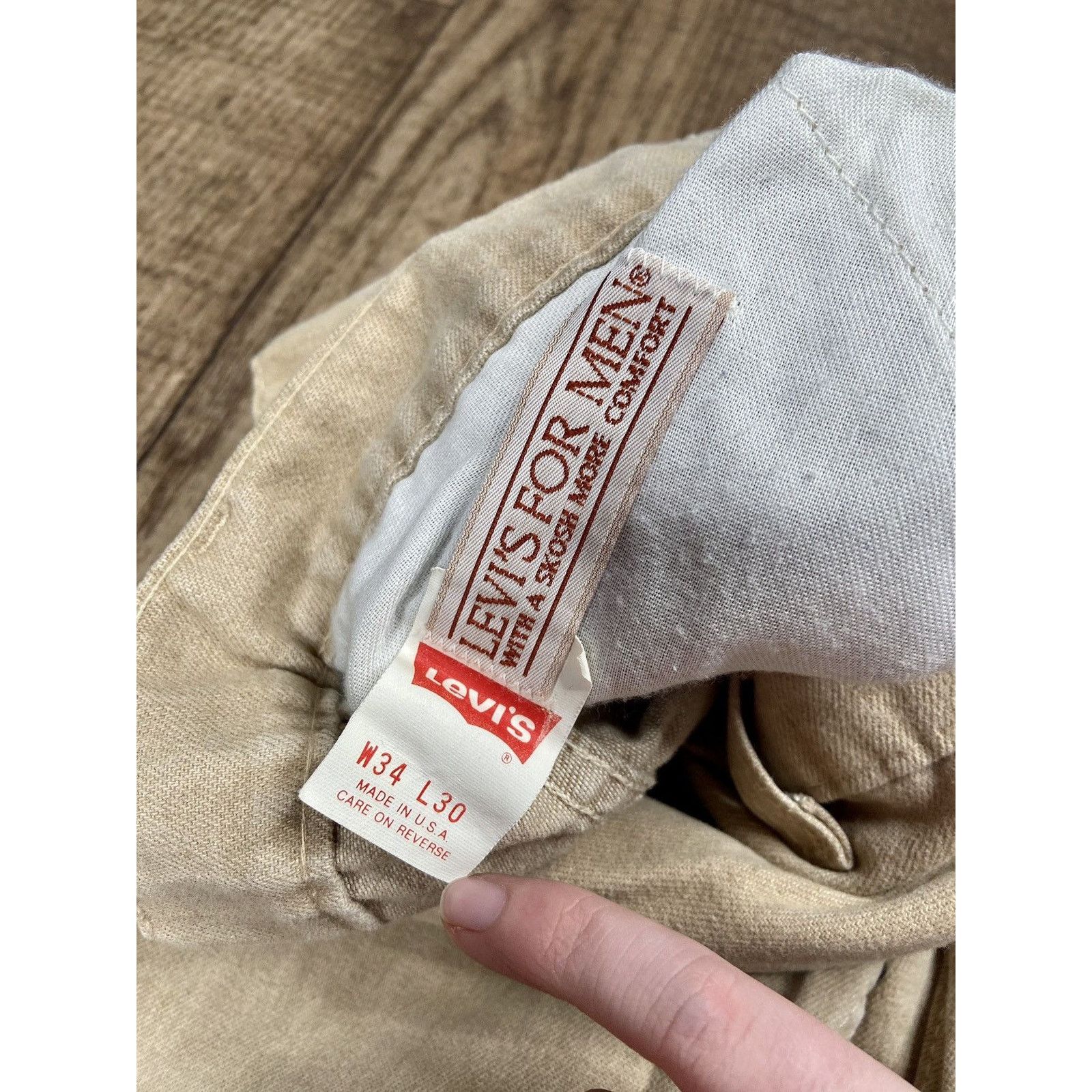 Levi's × Vintage Crazy Vintage Rare Comfortable 80’s Levi’s Soft Pants USA Size US 32 / EU 48 - 3 Thumbnail