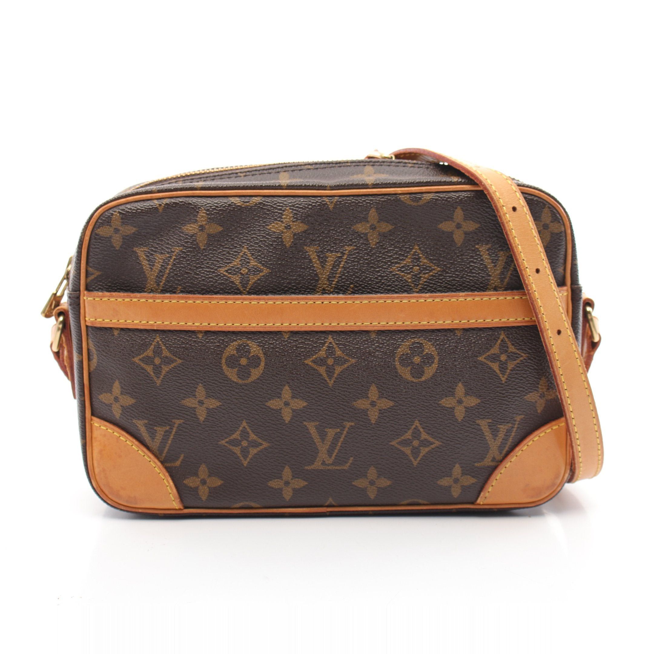 Louis Vuitton Louis Vuitton Trocadero 24 Monogram Shoulder Bag Leather Brown Size ONE SIZE - 1 Thumbnail