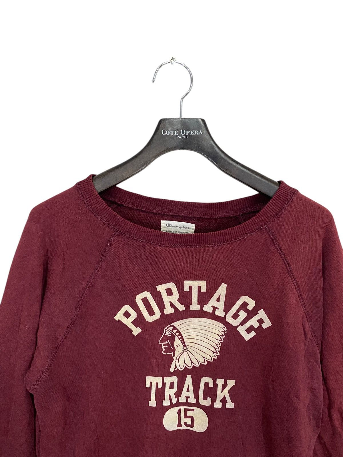 Champion × Vintage Champion portage track 15 sweatshirt crewneck sunfaded Size US XL / EU 56 / 4 - 4 Thumbnail