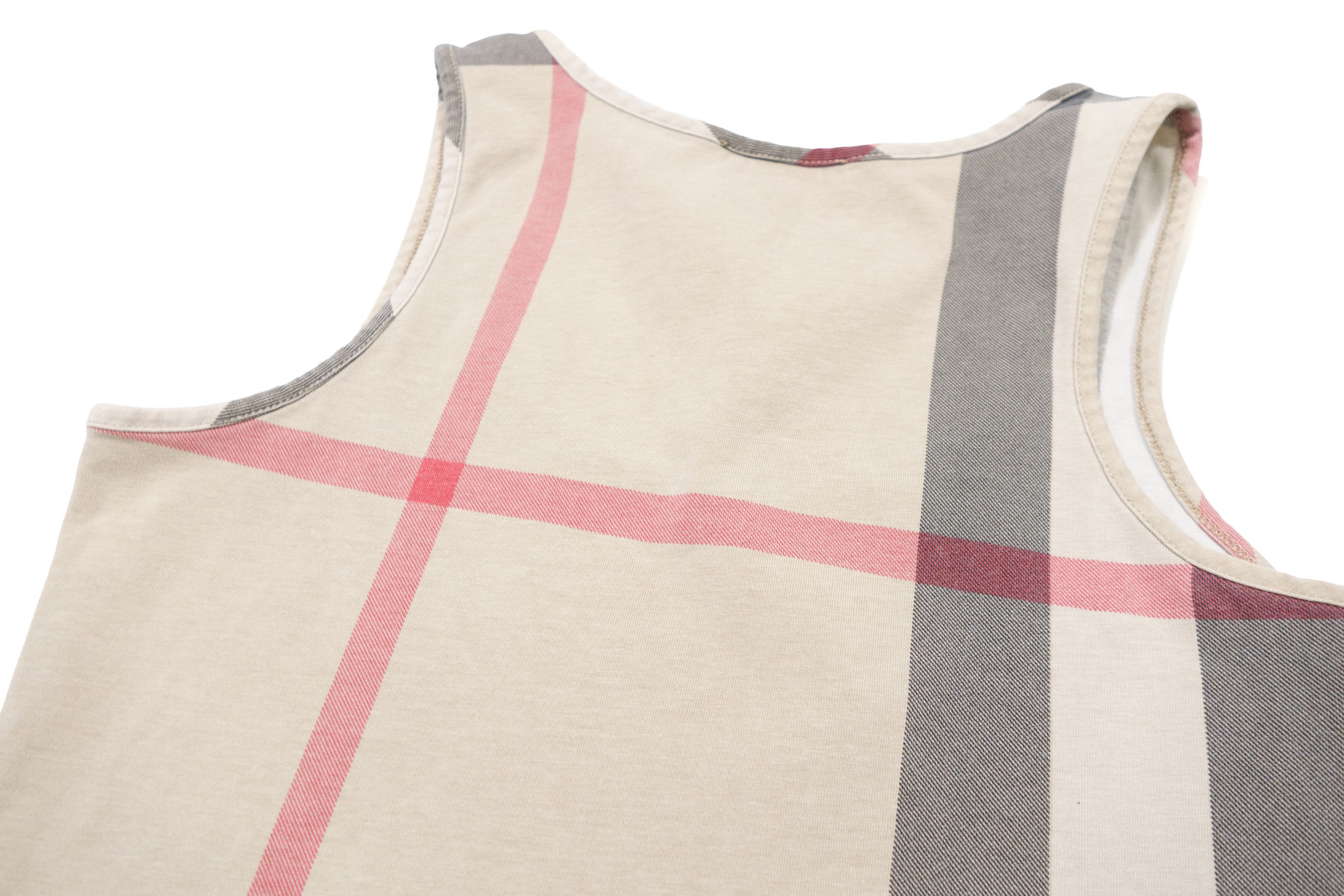 Burberry 00s Y2K Brit Nova Check Tank Top Size XS / US 0-2 / IT 36-38 - 4 Thumbnail