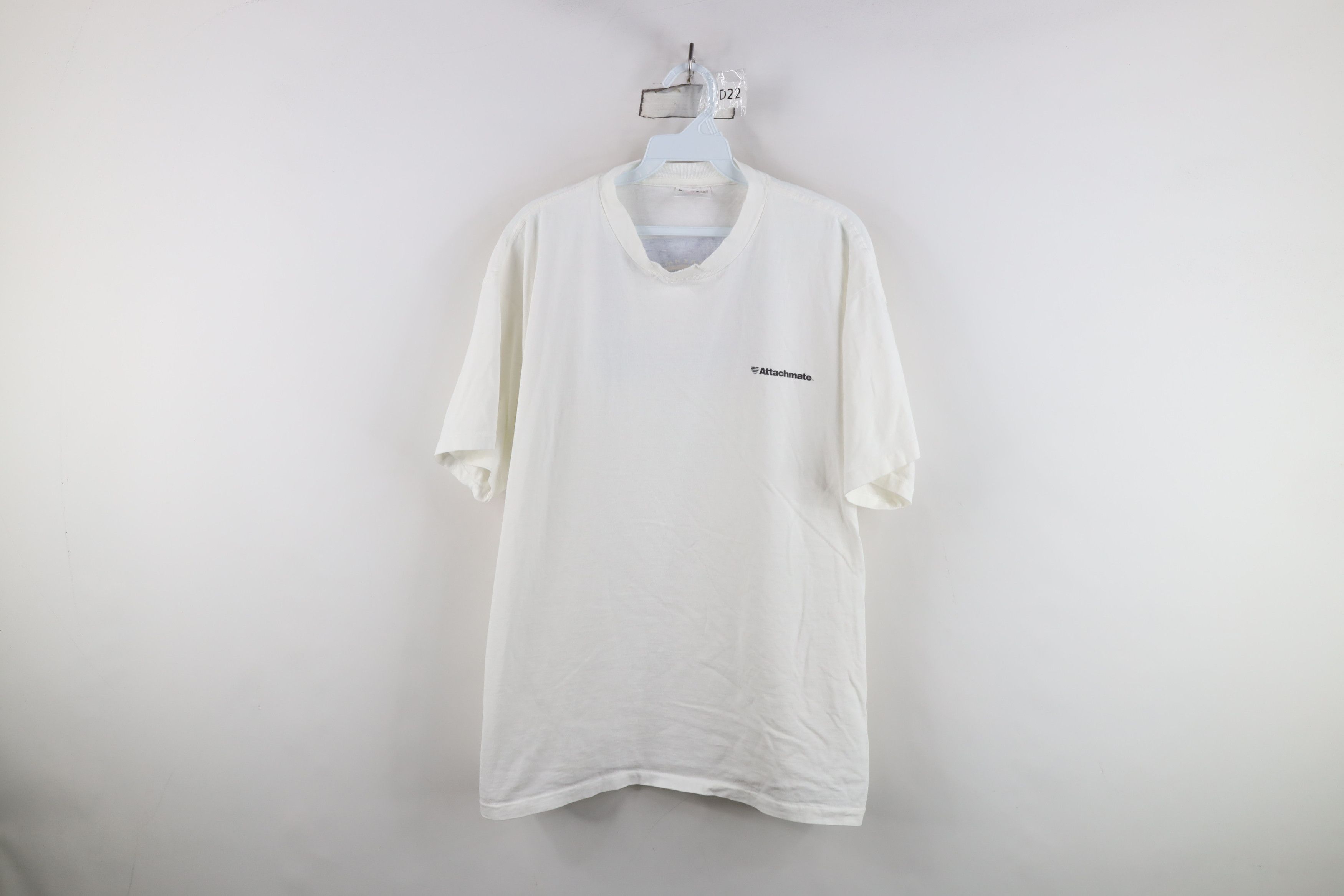 Vintage Vintage 90s Streetwear Attachmate Software T-Shirt White Size US XL / EU 56 / 4 - 1 Thumbnail