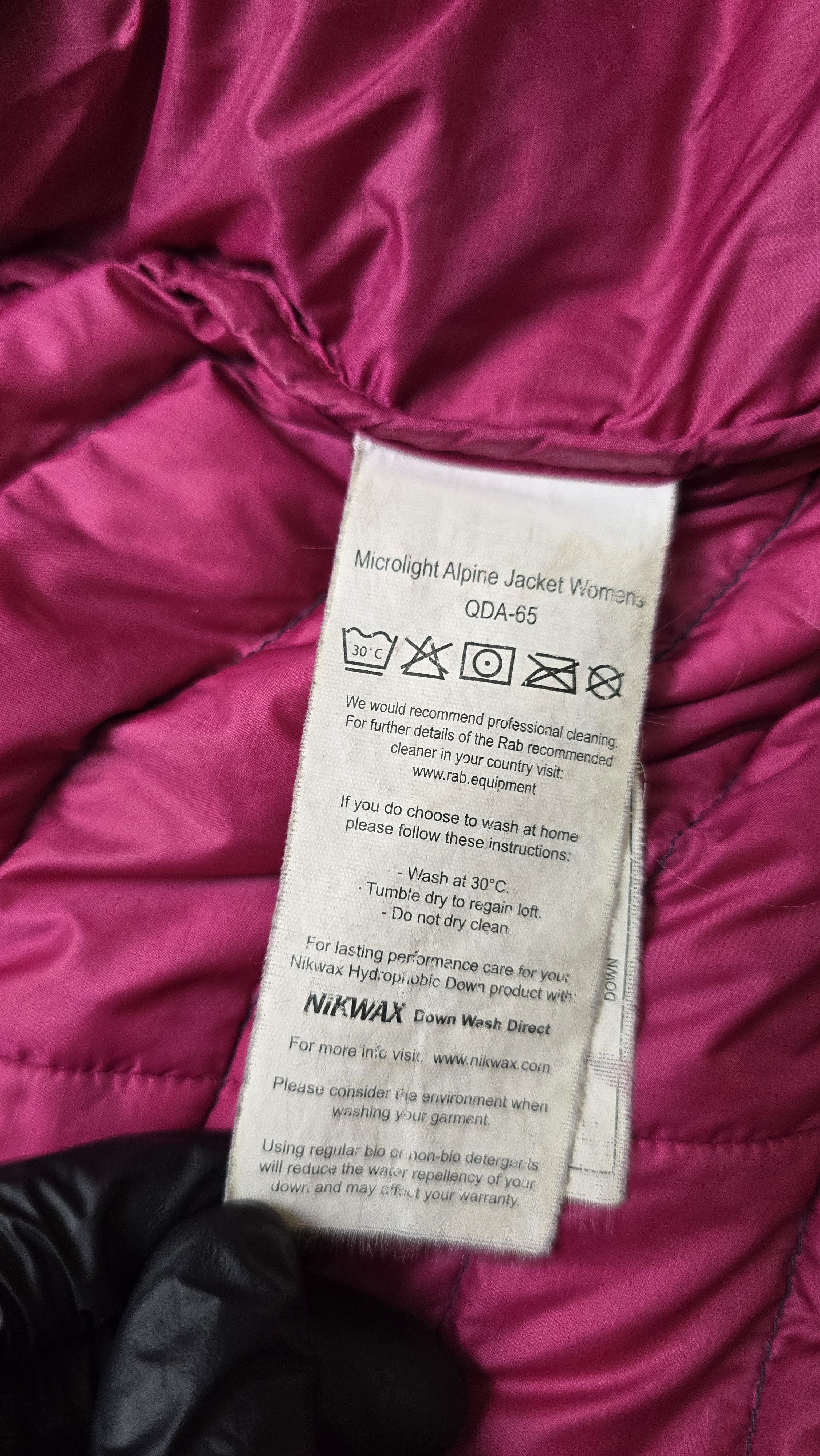 Rab Microlight Alpine Down Jacket Hooded Puffer Pertex Quantum Size XXL / US 16-18 / IT 52-54 - 21 Thumbnail