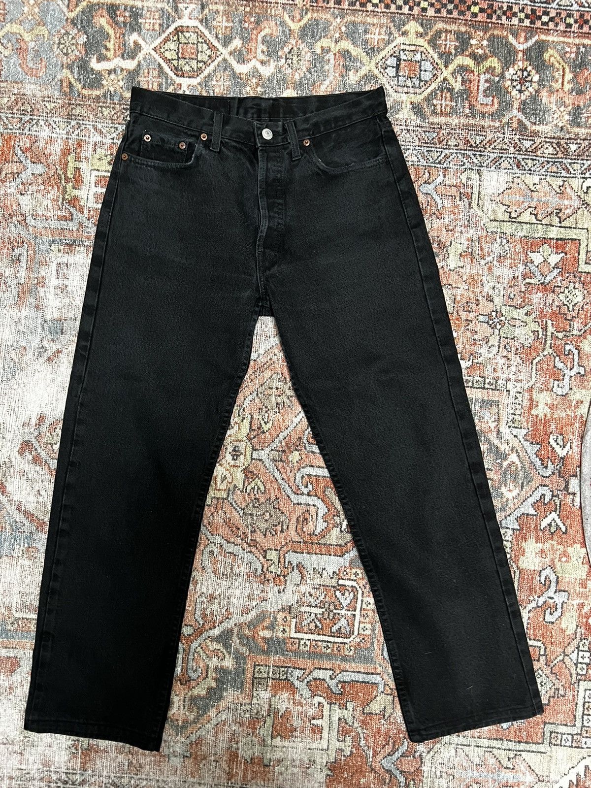 image of Levis x Unsound Rags Vintage 1994 Faded Black Levi 501S, Men's (Size 30)