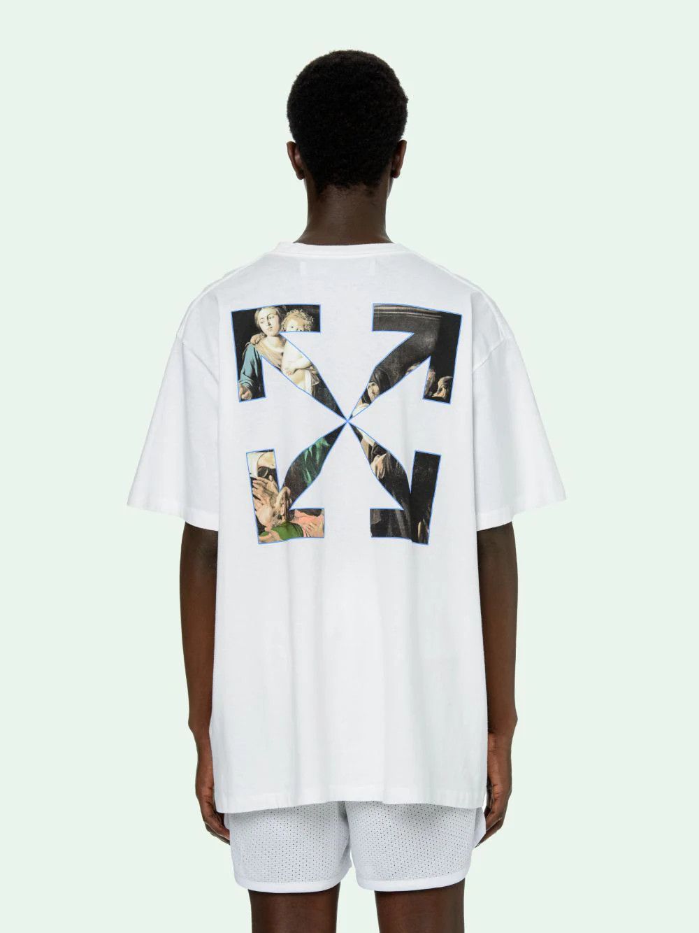 Off-White White Caravaggio Arrows Oversized T-Shirt Size US S / EU 44-46 / 1 - 4 Thumbnail