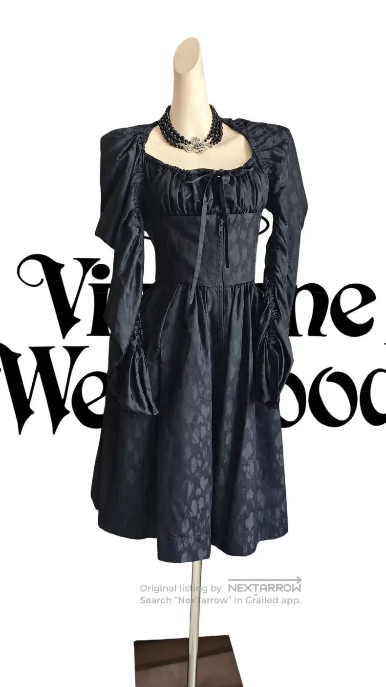 Vivienne Westwood Vivienne Westwood Black Damask Corset Dress Size M / US 6-8 / IT 42-44 - 2 Thumbnail