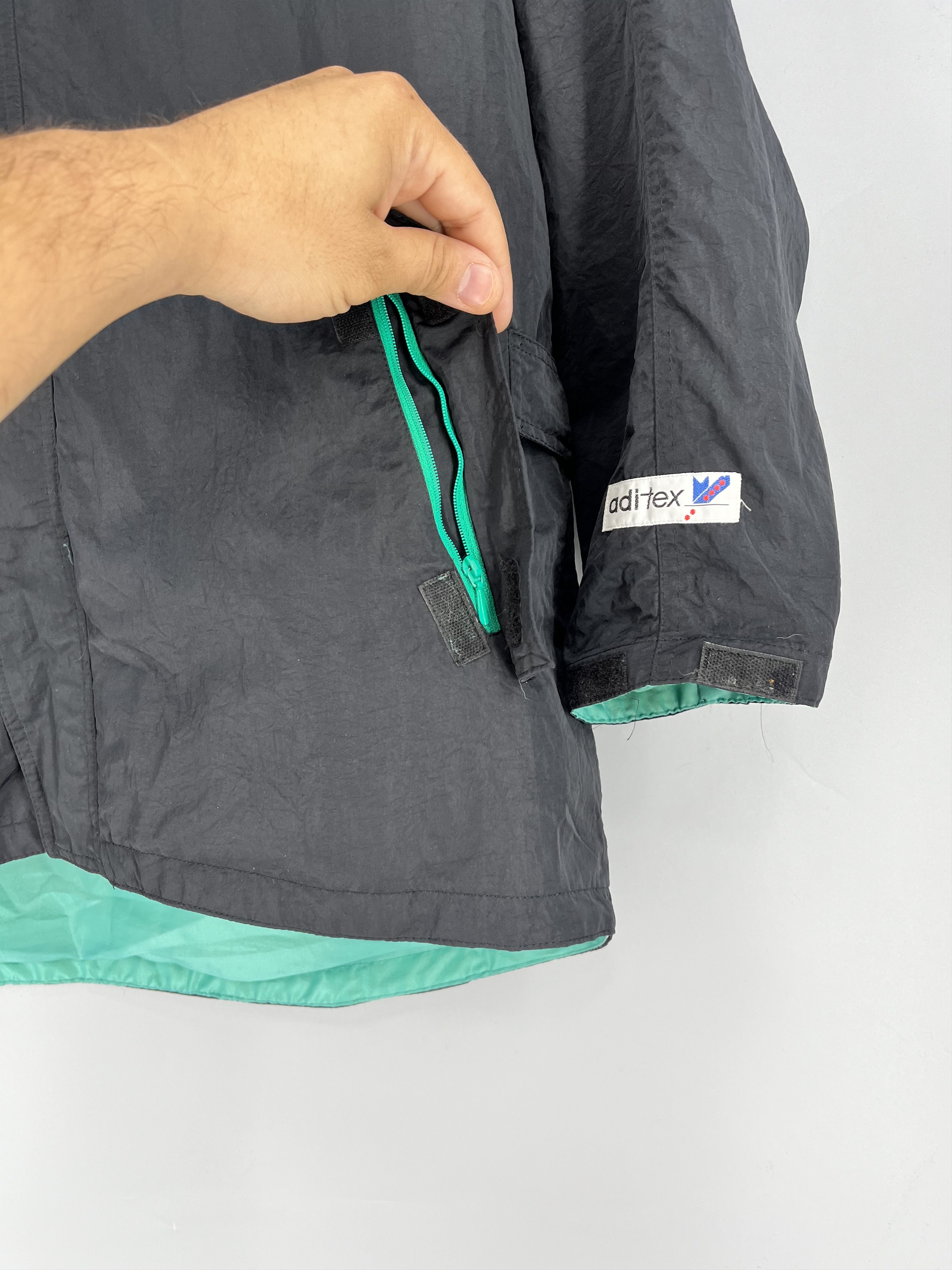 Adidas × Vintage Made in Yugoslavia Adidas Aditex Colourful Waterproof Jacket Size US M / EU 48-50 / 2 - 7 Thumbnail