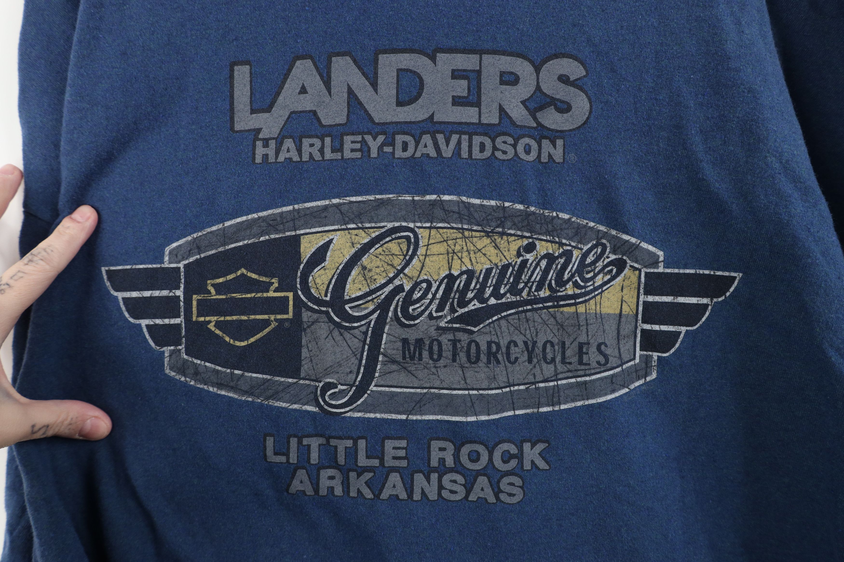 Harley Davidson Vintage Y2K Harley Davidson Spell Eagle World T-Shirt Blue Size US XL / EU 56 / 4 - 11 Thumbnail