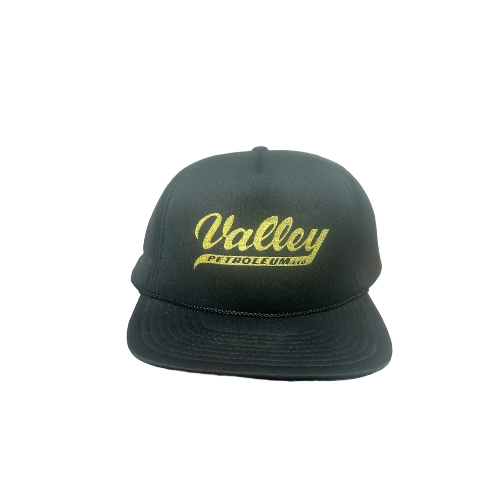 Spell VINTAGE SnapBack Hat Cap valley petroleum oil Michigan black spell out Men Adjustable Black帽? Size ONE SIZE - 1 Thumbnail