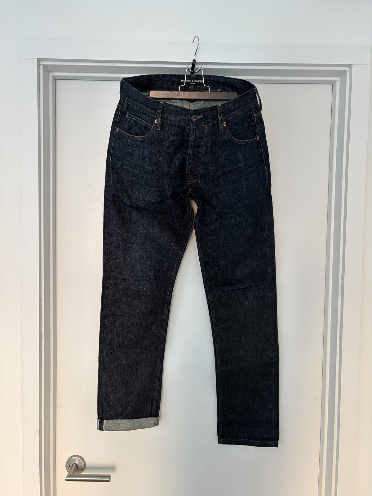 WRENCHMONKEES Wrenchmonkees White Oak Selvege Jeans Size US 33 - 1 Thumbnail