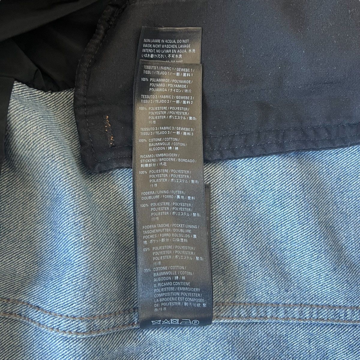 Balenciaga BALENCIAGA 2021AW Hybrid Colorblock Parka Denim Jacket Size US M / EU 48-50 / 2 - 9 Thumbnail