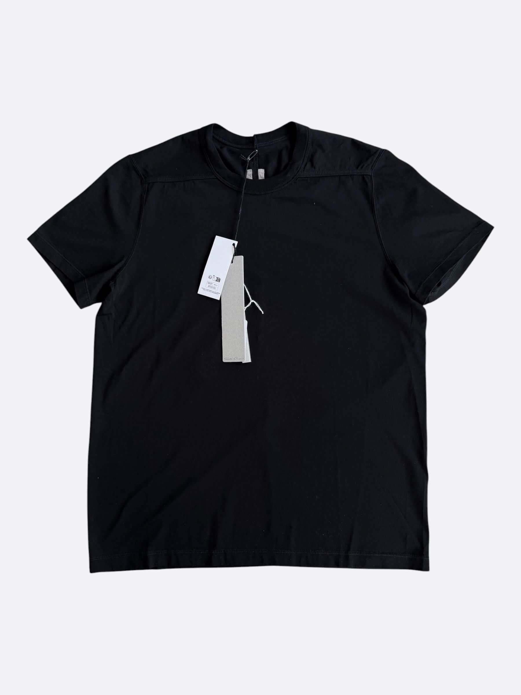 Rick Owens Rick Owens Black Short Level T-Shirt Size US L / EU 52-54 / 3 - 1 Thumbnail