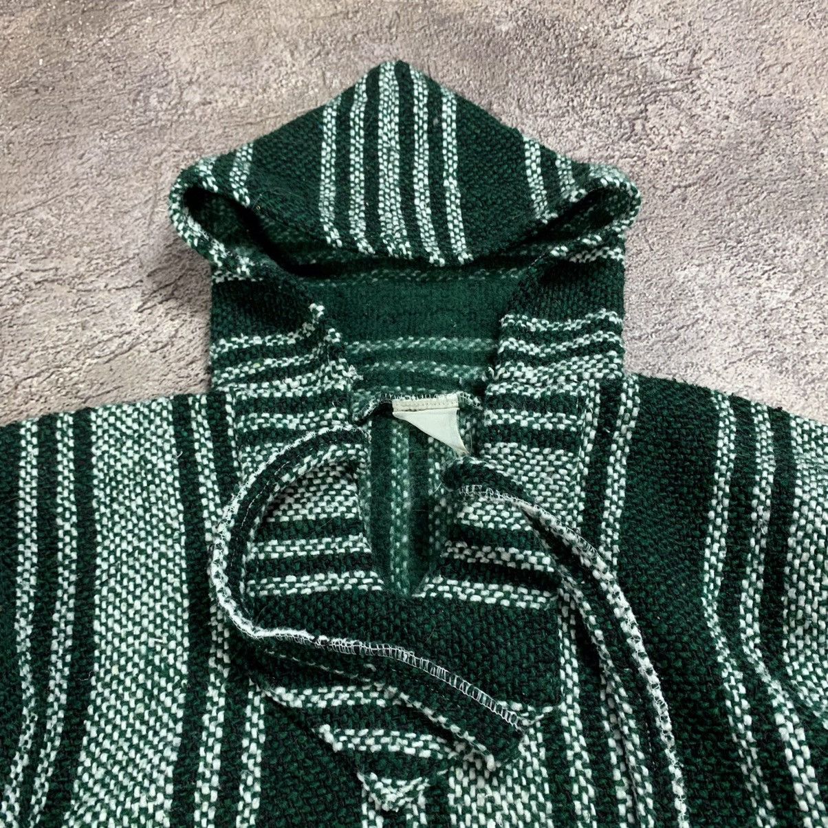 If Six Was Nine VINTAGE 90s BAJA HECHO EN MEXICO KNITTED HOODIE HIPPIE Size US M / EU 48-50 / 2 - 5 Thumbnail