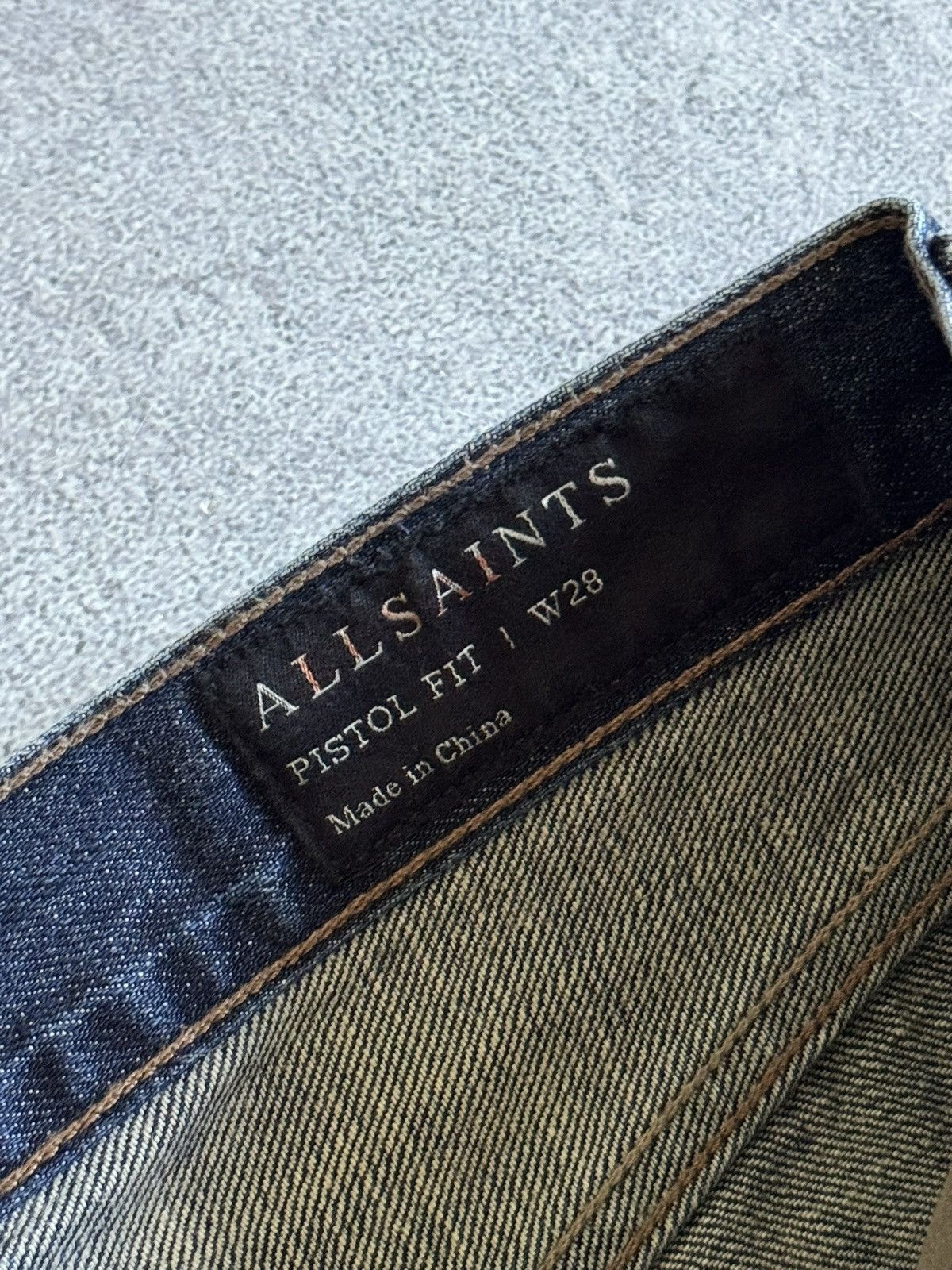 Allsaints Allsaints 28 Pistol Fit denim pants jeans trousers casual Size US 28 / EU 44 - 10 Thumbnail