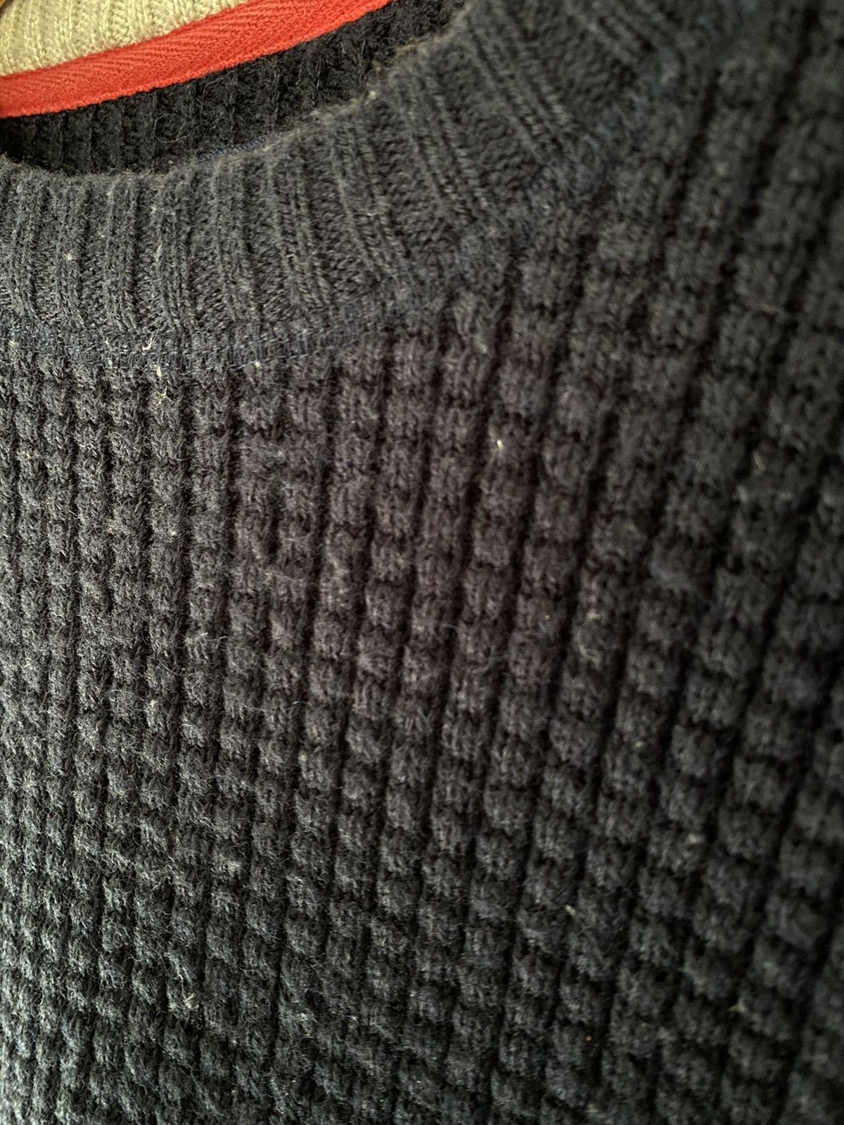 Stussy × Vintage 1990s Stussy Wafer Thermal Knit Size US M / EU 48-50 / 2 - 6 Thumbnail