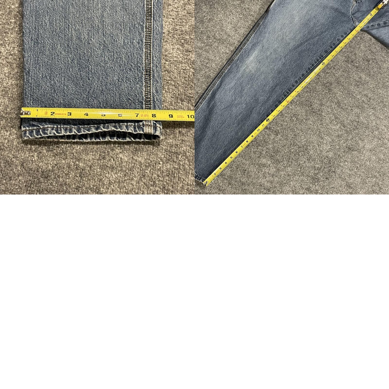 Vintage Cinch Blue Label Carpenter Jeans Men 33x34 Blue Straight Leg Workwear MB90434002 Size US 33 - 9 Thumbnail
