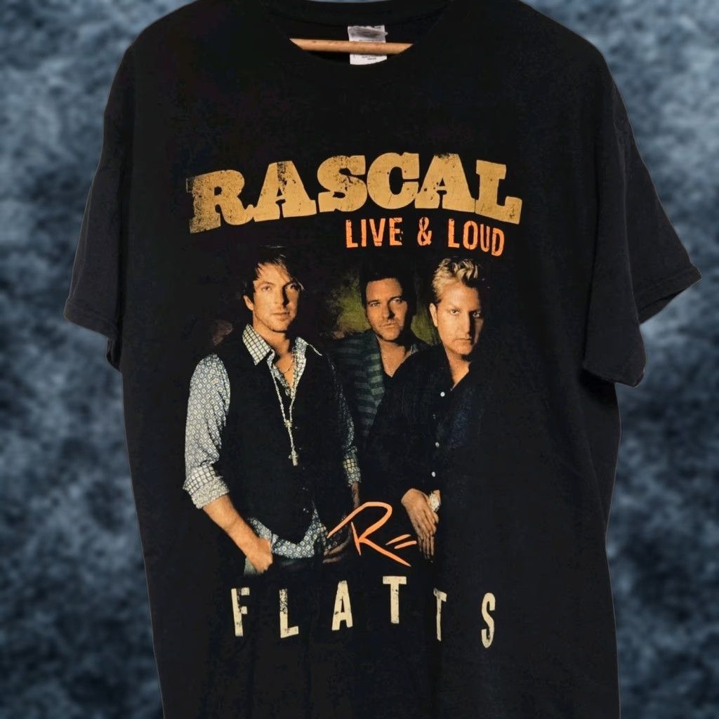 Vintage Rascal Flatts Live & Loud Tour T Shirt L Black Men Shirt Music Concert 2013 Rascal Flatts Tour Size US L / EU 52-54 / 3 - 1 Thumbnail