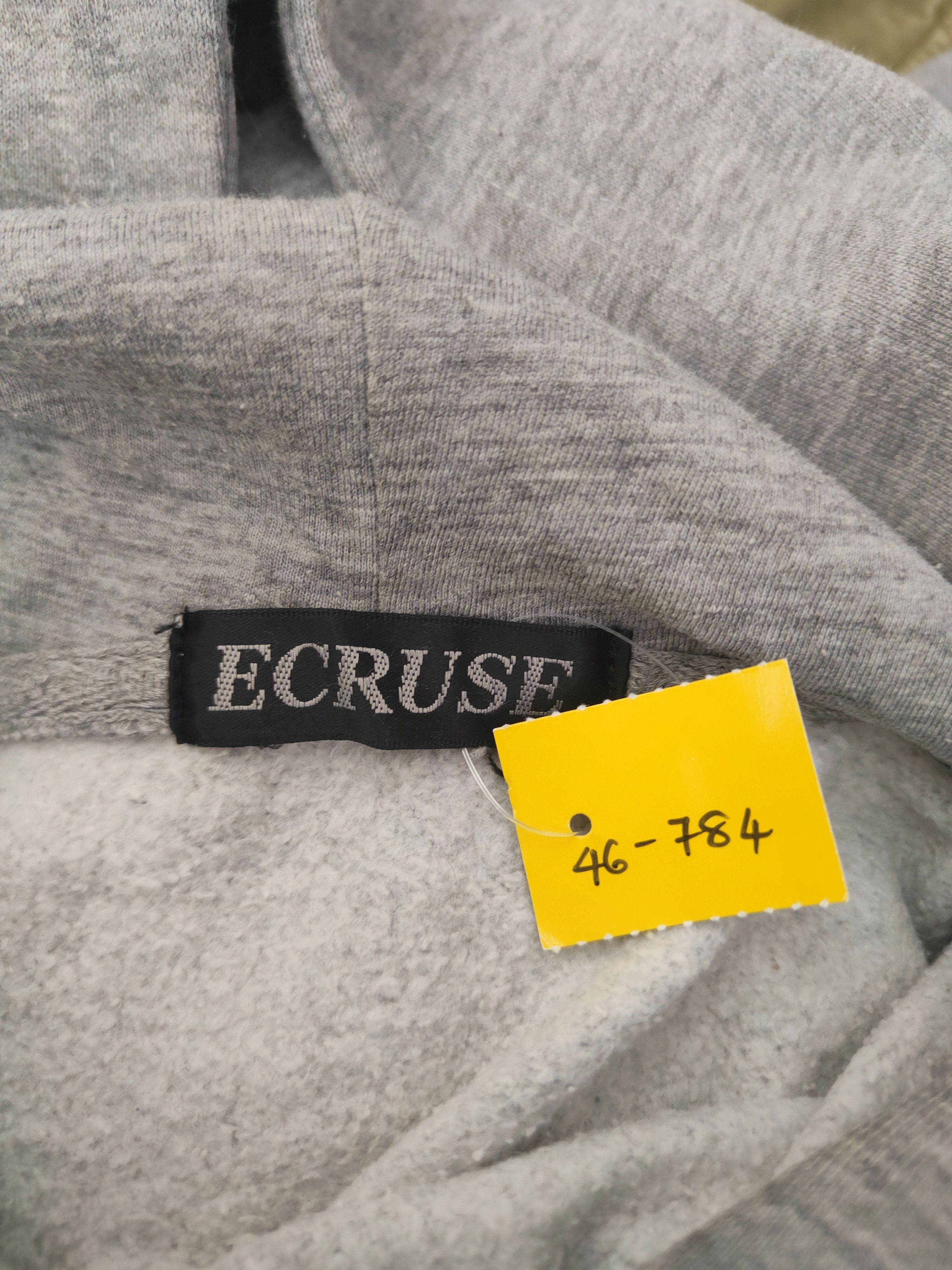 Japanese Brand DL Ecruse Gray Hoodie Sweatshirt #46-784 Size L / US 10 / IT 46 - 11 Thumbnail