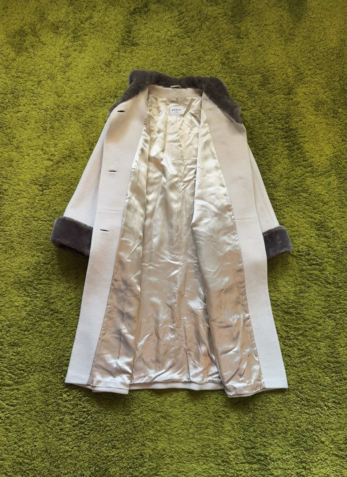 Akris × Designer Akris Punto 100% wool coat jacket Size L / US 10 / IT 46 - 2 Thumbnail