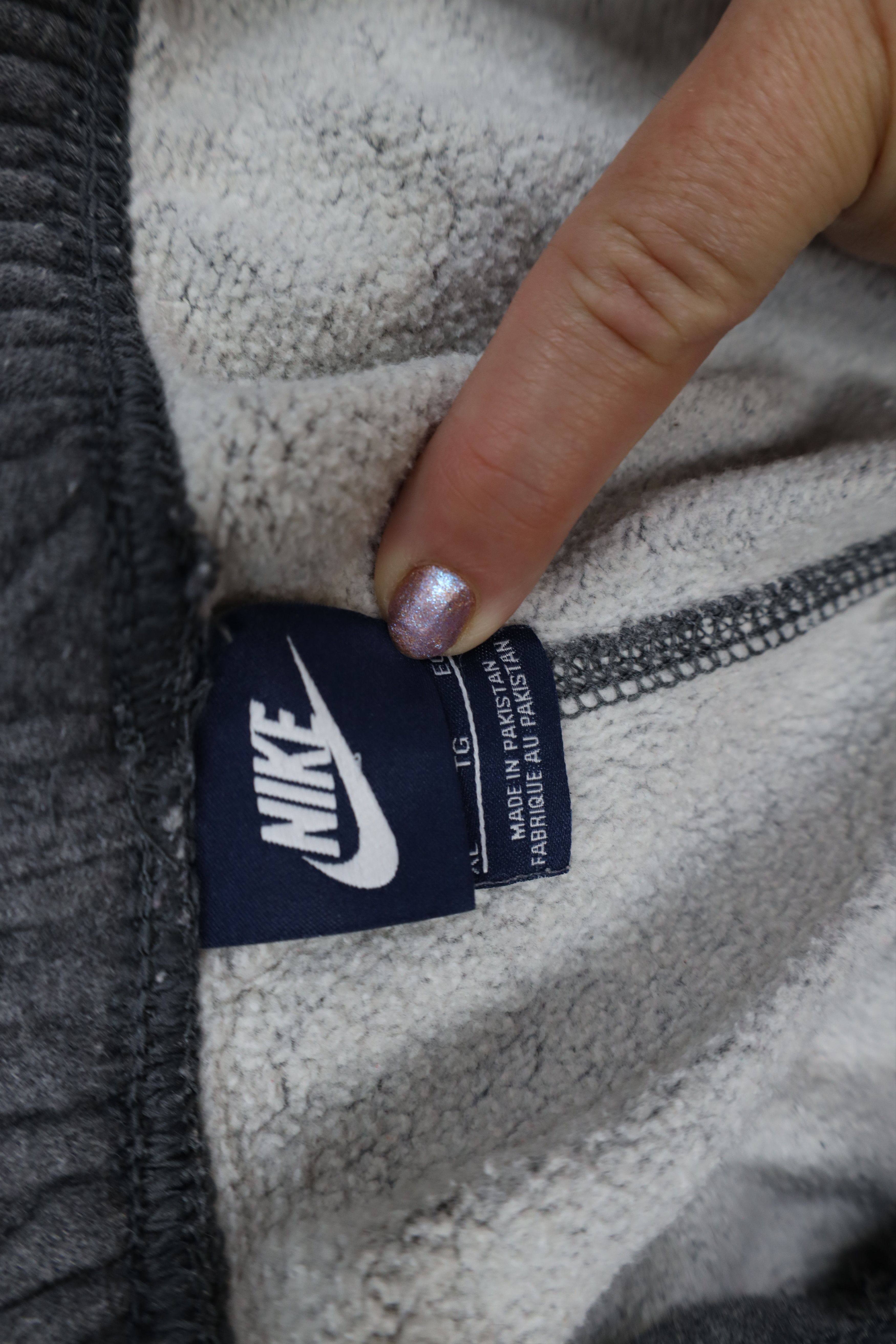 Nike Vintage Y2K Nike Scot Mini Swoosh Wide Leg Sweatpants Gray Size US 36 / EU 52 - 7 Thumbnail