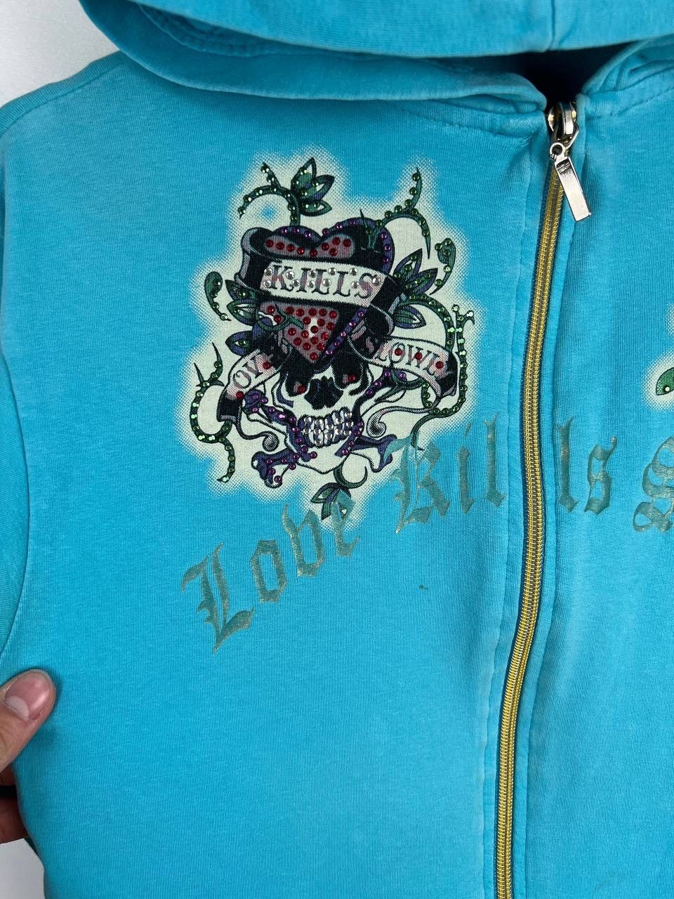 Ed Hardy Ed Hardy vintage zip hoodie woman size M Size US M / EU 48-50 / 2 - 4 Thumbnail