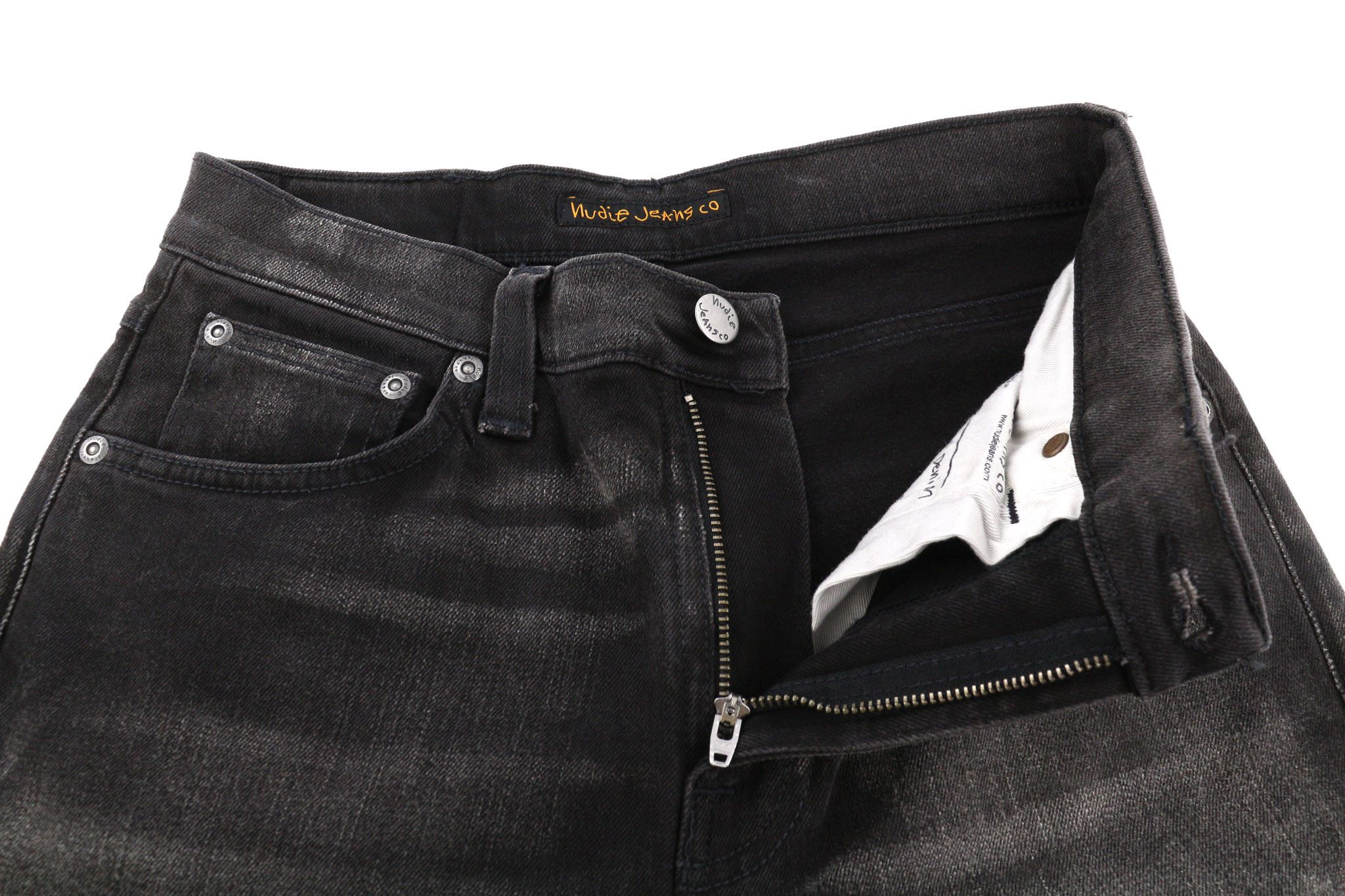 Nudie Jeans PIPE LED W28/L30 Grey Marble Organic Jeans 81640 Size US 28 / EU 44 - 4 Thumbnail