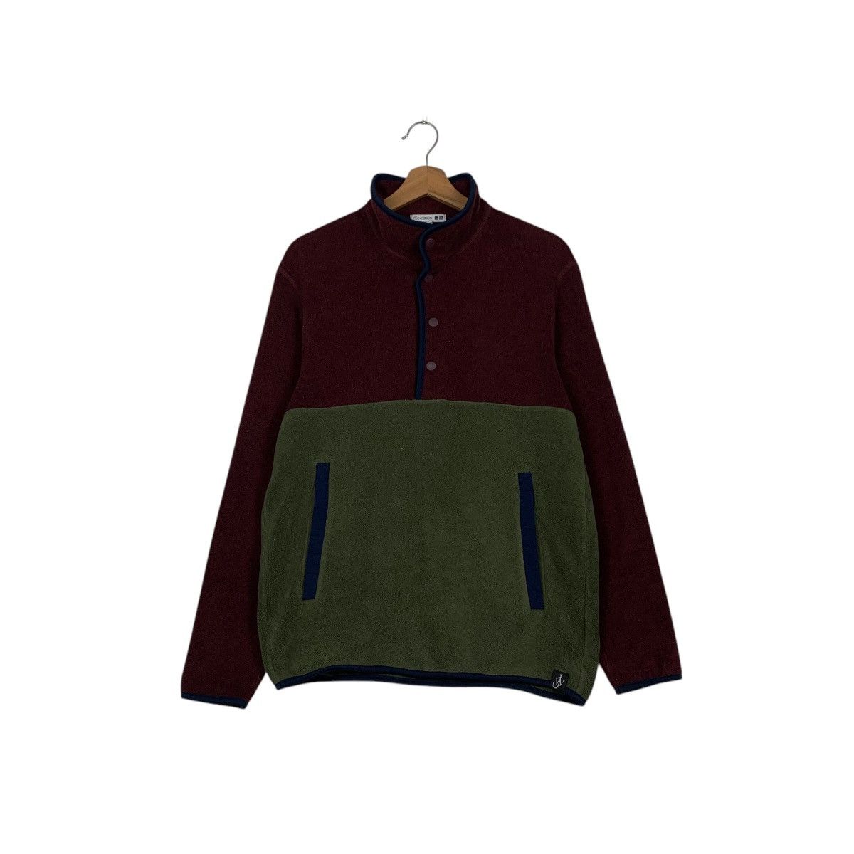 JW Anderson × Uniqlo UNIQLO JW ANDERSON Half Button Colorblock Fleece #2553-C115 Size US M / EU 48-50 / 2 - 1 Thumbnail