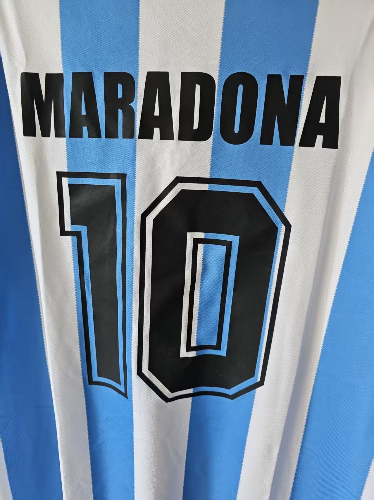 Other 1986 Argentina #10 Maradona Jersey Home Size US L / EU 52-54 / 3 - 4 Thumbnail
