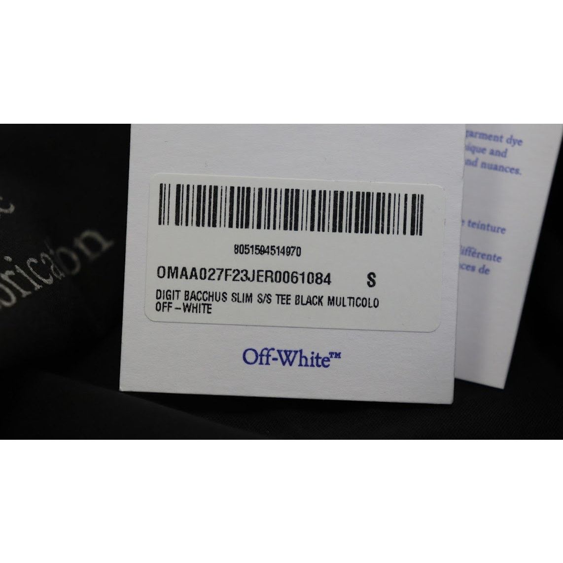 Off-White o1rshd1 Digital Bacchus Slim Short sleeve Tee T-Shirt Black Size US S / EU 44-46 / 1 - 10 Thumbnail