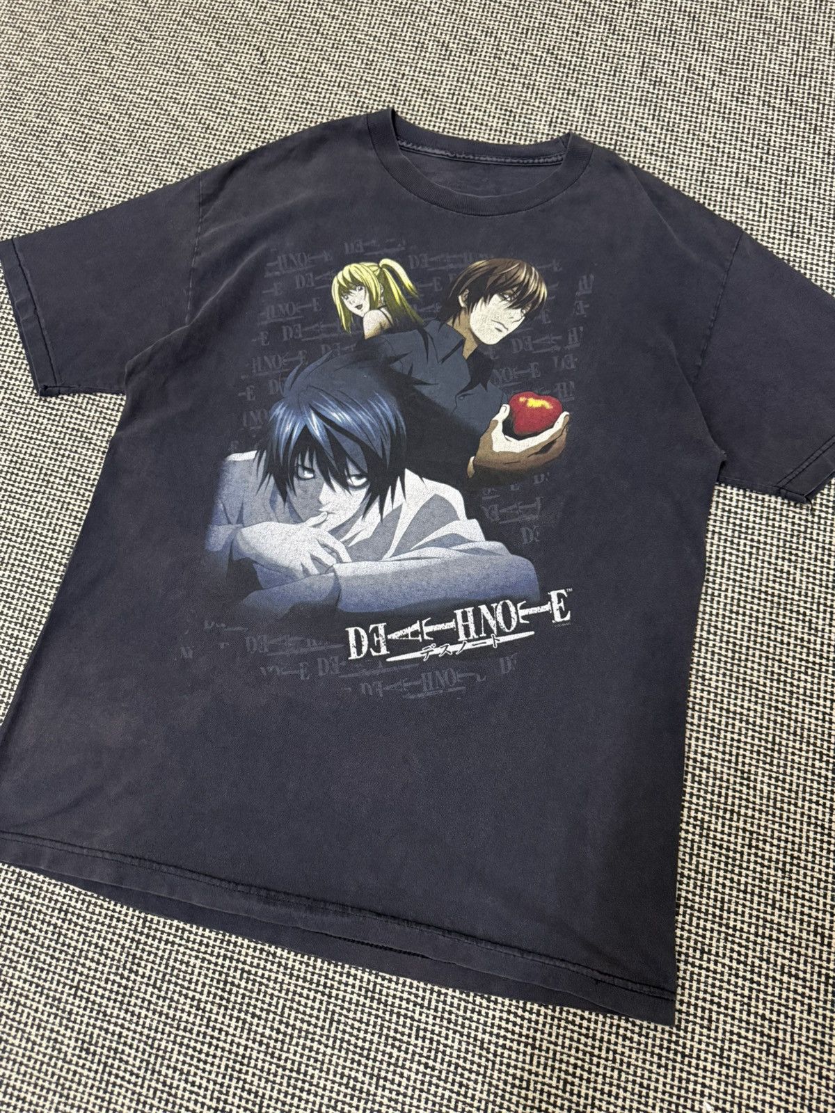 Anime × Vintage Vintage Death Note L.K.M Skull Tag Tshirt Size US L / EU 52-54 / 3 - 2 Thumbnail