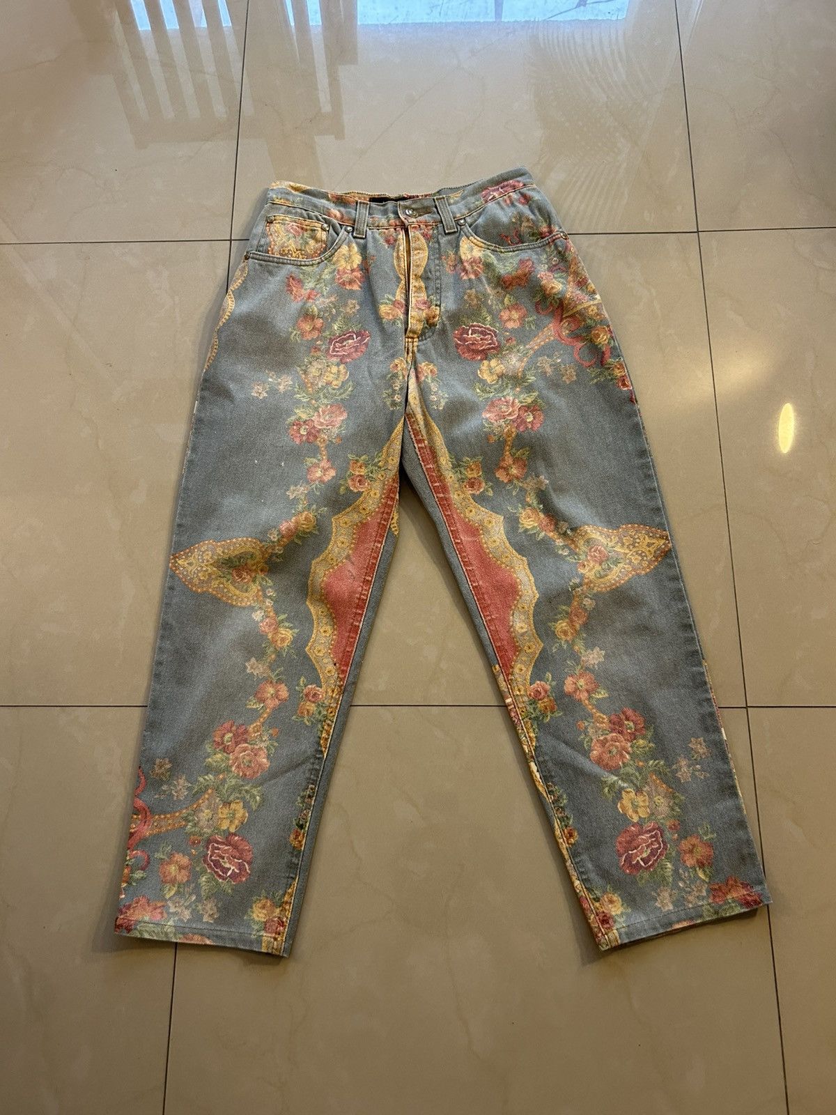 Roberto Cavalli Roberto Cavalli Vintage Printed Denim Size US 26 / EU 42 - 1 Thumbnail