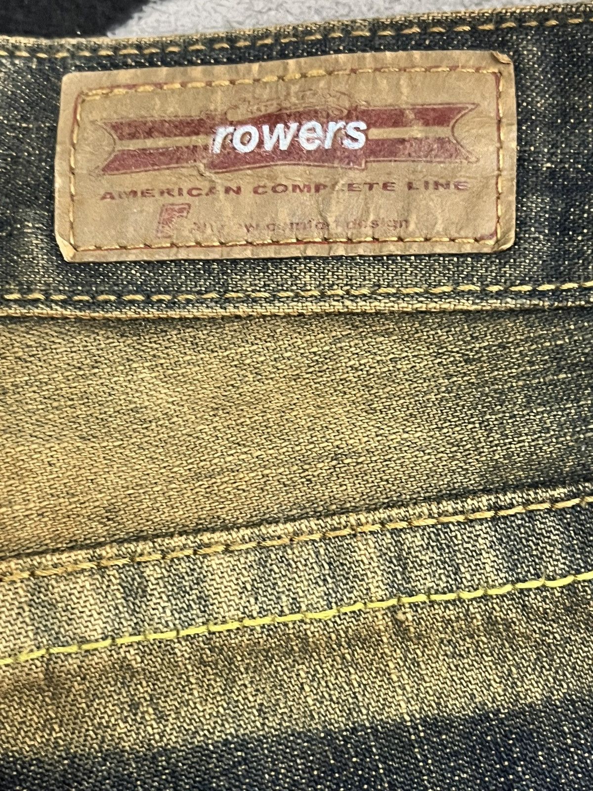 Vintage Rowers Short Distressed Denim Size 29" - 11 Thumbnail