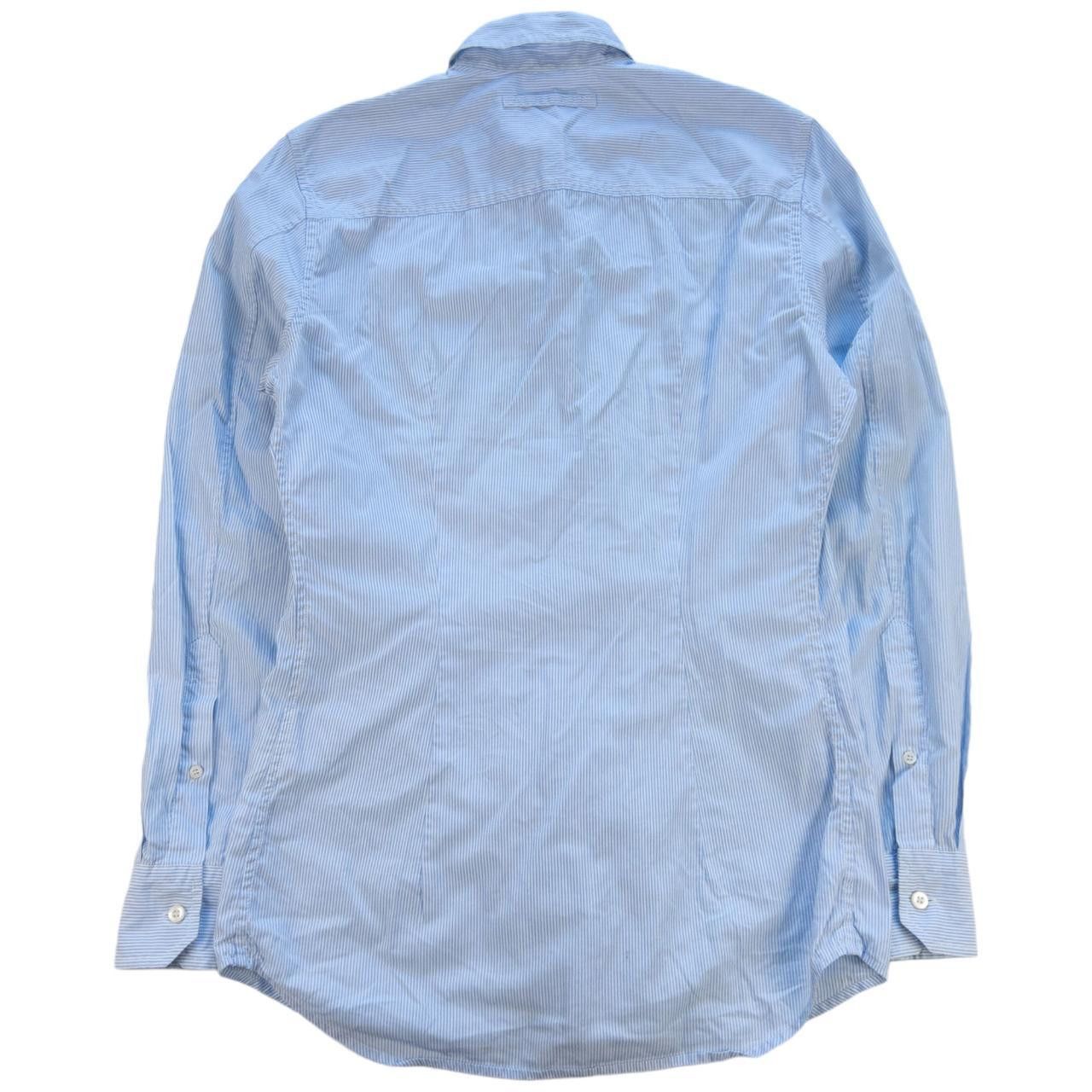 Prada Vintage Prada Striped Button Up Shirt Size L Size US L / EU 52-54 / 3 - 2 Thumbnail