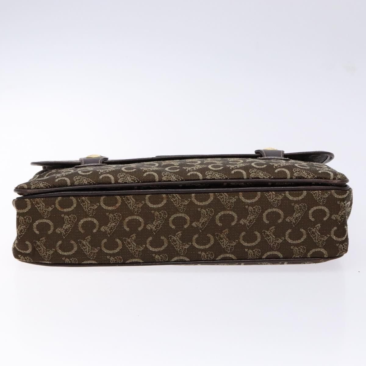 Celine CELINE C Macadam Canvas Hand Bag Brown Gold Size ONE SIZE - 9 Thumbnail