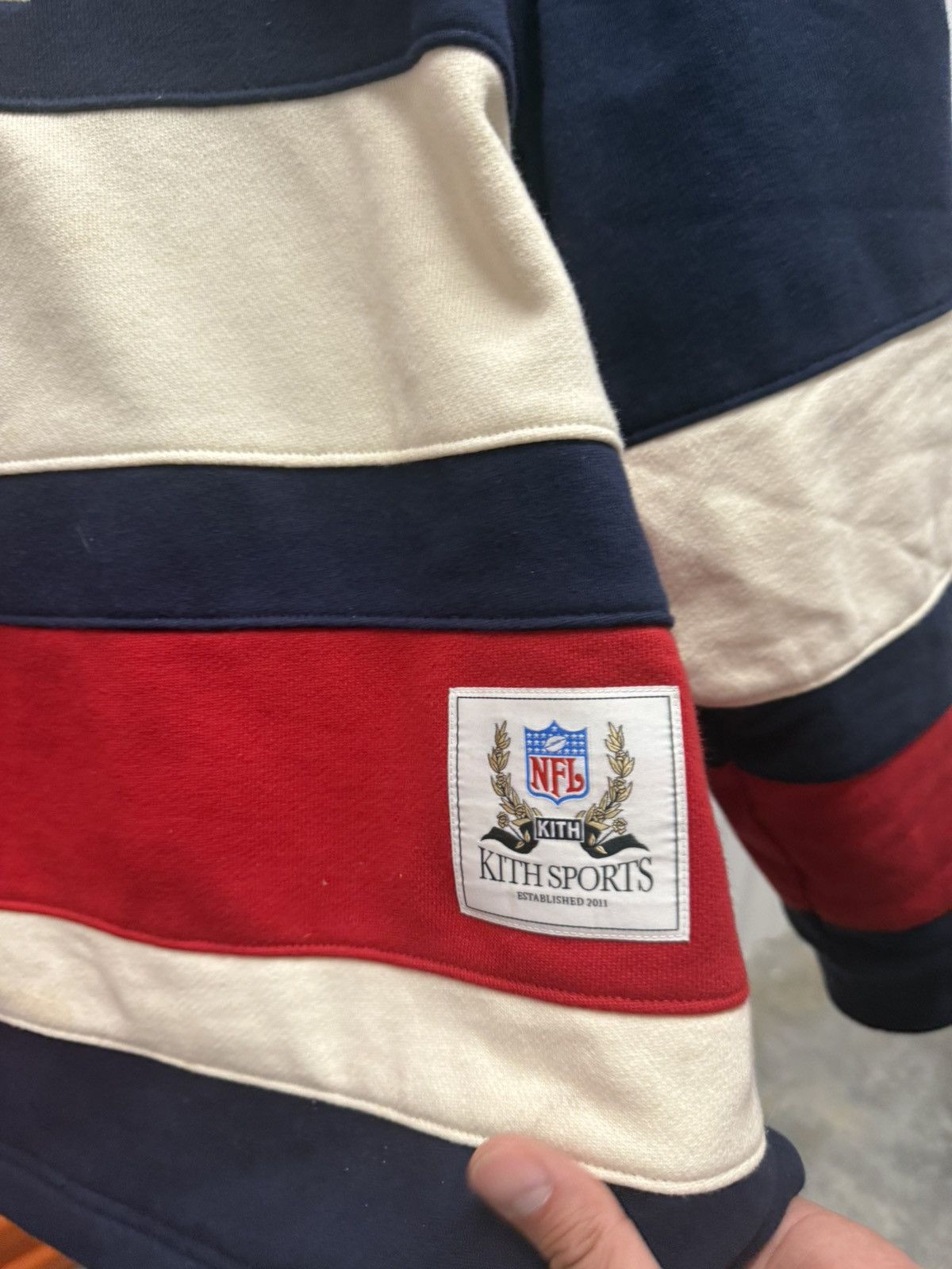 Kith KITH x NFL New York Giants Delk Hockey Hoodie Size Med Size US M / EU 48-50 / 2 - 5 Thumbnail