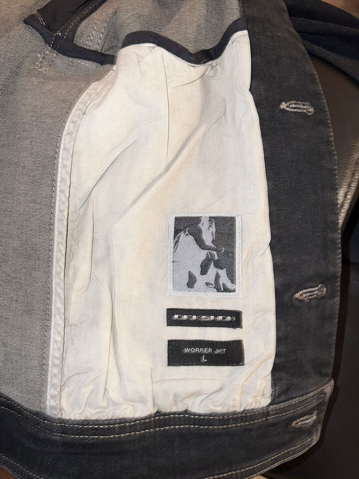 Rick Owens Drkshdw Rick owens drkshdw waxxed worker jacket SAMPLE Size US L / EU 52-54 / 3 - 3 Thumbnail