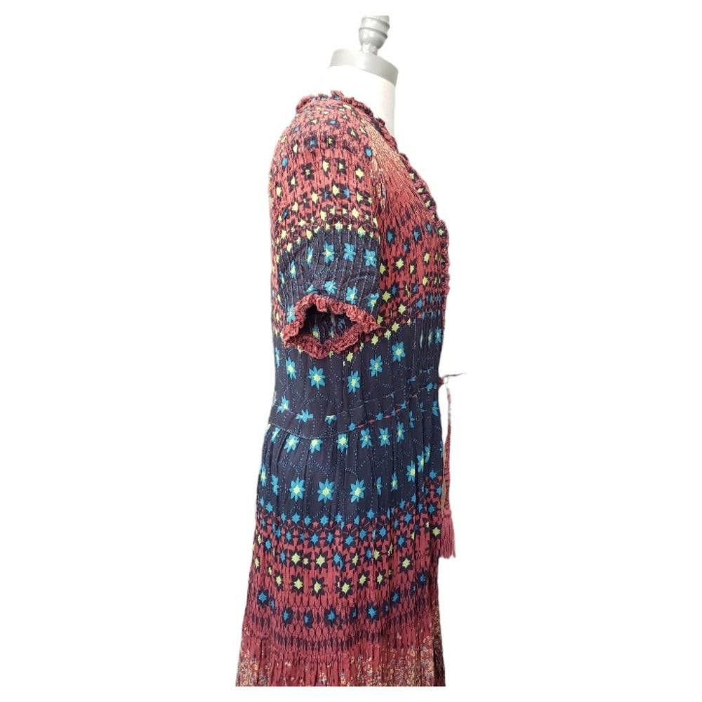 Free People CT1746 Free People Smocked Maxi Dress M Size M / US 6-8 / IT 42-44 - 4 Thumbnail