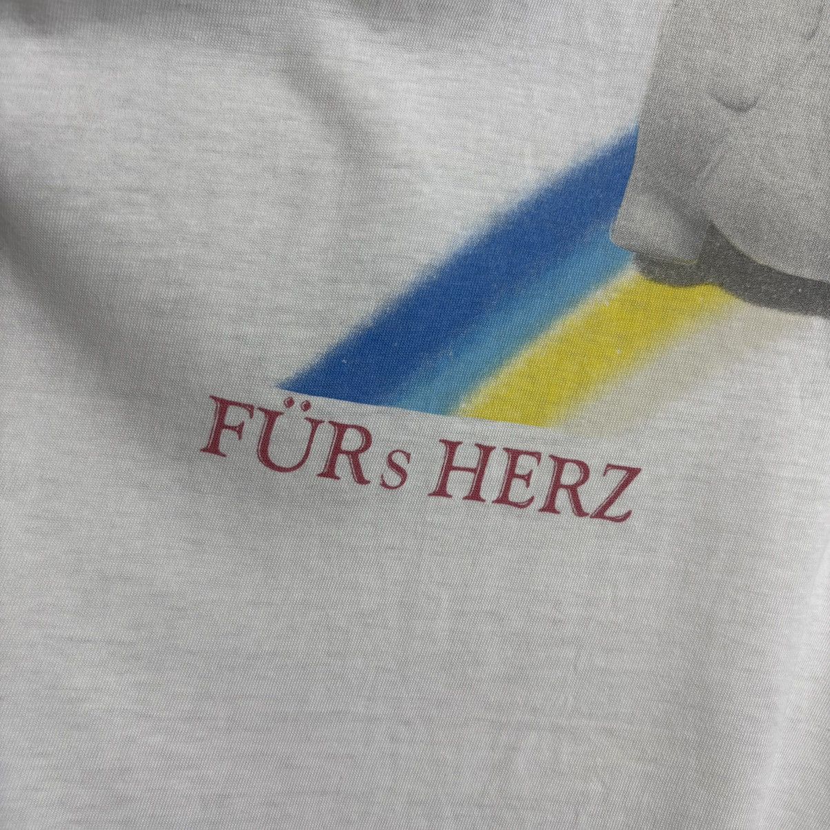 Vintage Vintage 90s Furs Herz Rainbow Single Stitch Graphic T-Shirt Size US XL / EU 56 / 4 - 4 Thumbnail