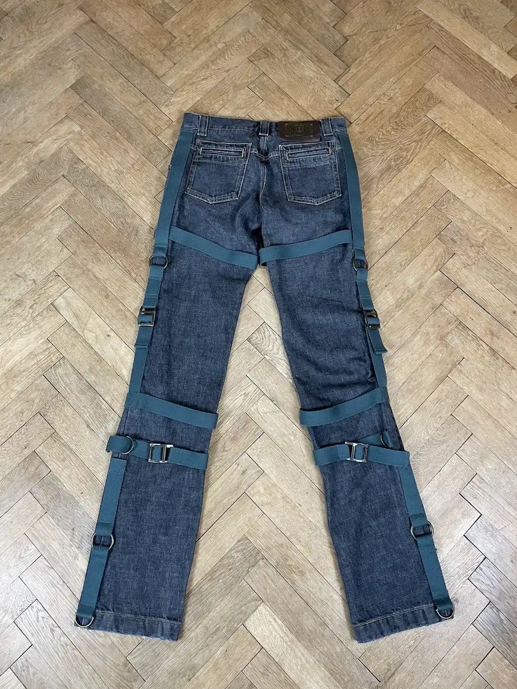 Dolce & Gabbana Dolce & Gabbana AW03 Bondage Denim Jeans Size US 28 / EU 44 - 7 Thumbnail