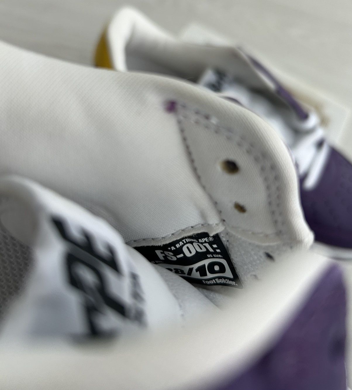 Bape VERY RARE OG 2001 A BATHING APE PURPLE BAPESTA Size US 10 / EU 43 - 9 Thumbnail