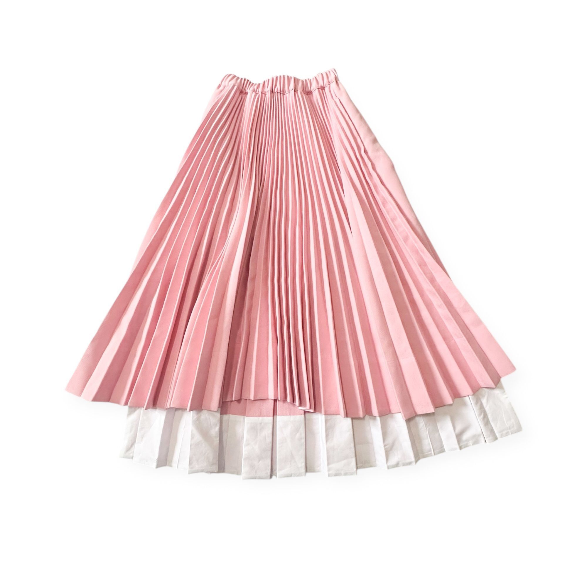 Plan C Plan C Pleated Midi Skirt, Double Active, Pink, Size 36IT/XS Size 25" / US 0 / IT 36 - 5 Thumbnail