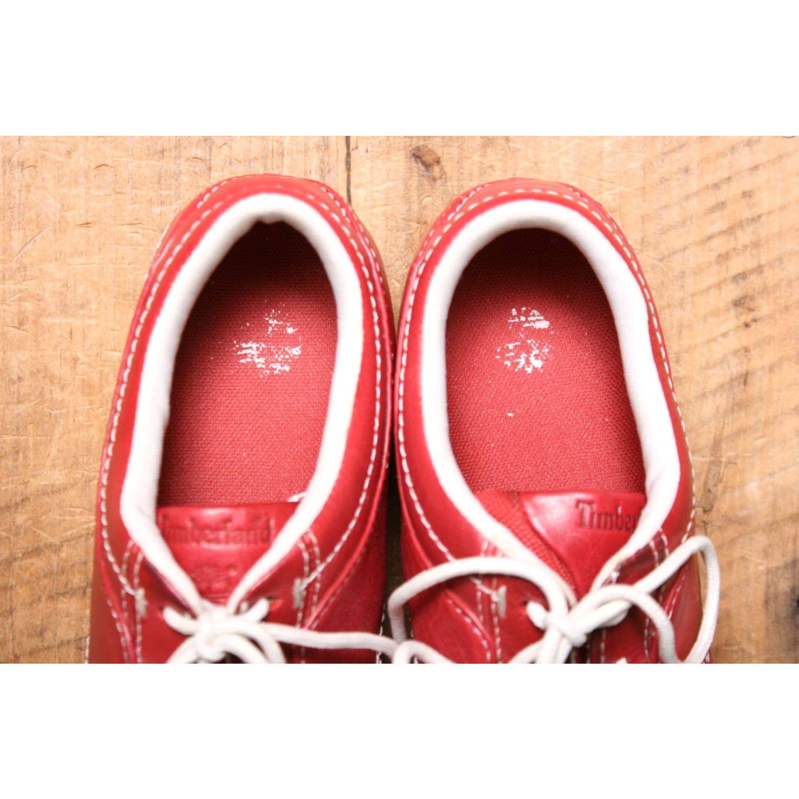 Timberland TIMBERLAND Red Leather Sneakers Women's 6M Sneaker Shoes Leather Red Womens Size US 6 / IT 36 - 6 Thumbnail