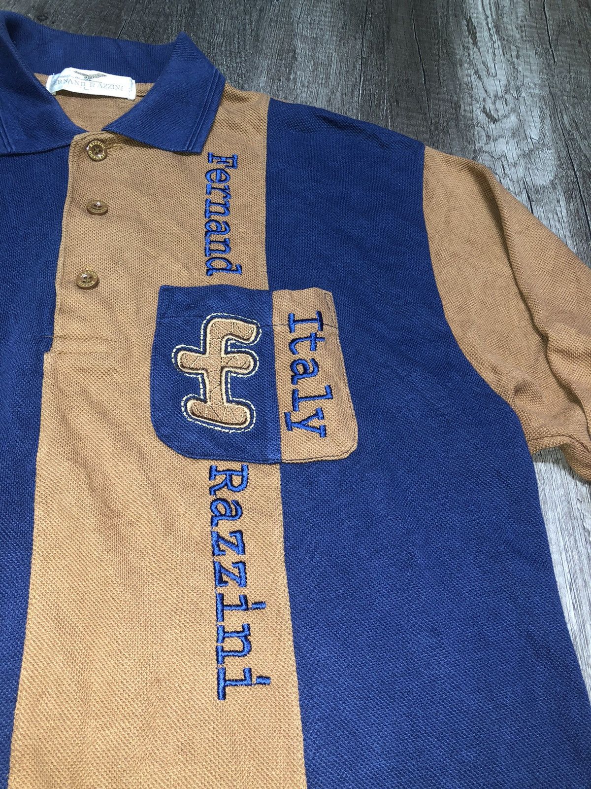 Designer × Vintage VINTAGE DESIGNER FERNAND RAZZINI POLO SHIRT LONG SLEEVE Size US L / EU 52-54 / 3 - 6 Thumbnail