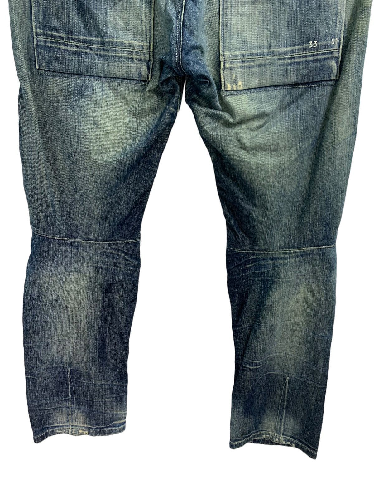 G-Star 🔥Rare Japanese Brand G-Star 3301 Distressed Jeans Size US 34 / EU 50 - 7 Thumbnail