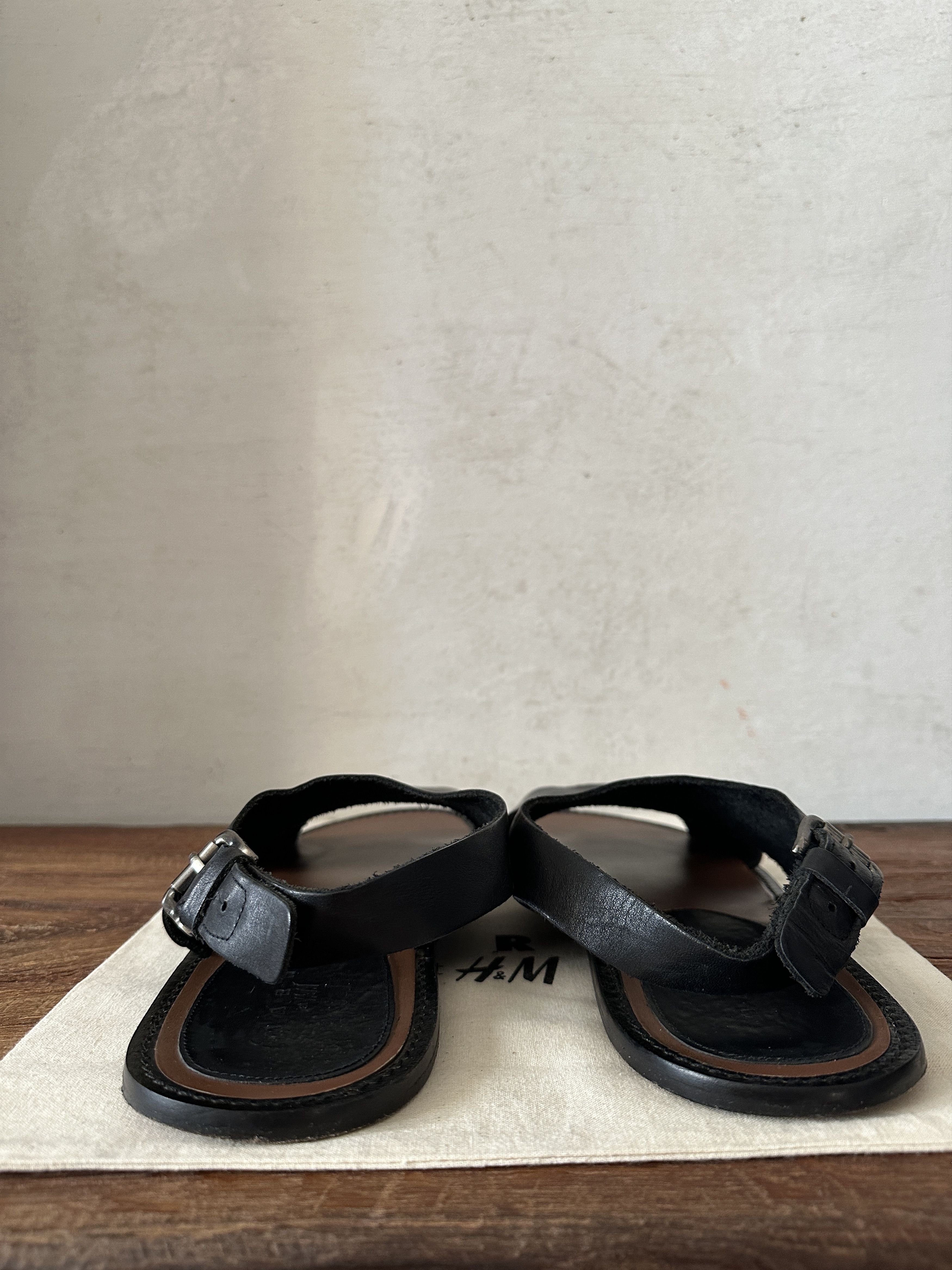 H&M Marni x H&M Leather Sandals Size US 12 / EU 45 - 5 Thumbnail