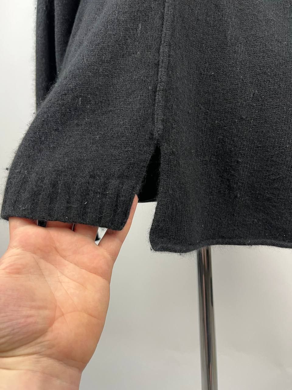 Rundholz Rundholz Black Label Asymmetric Zip Cardigan Sweater Black Size S / US 4 / IT 40 - 6 Thumbnail