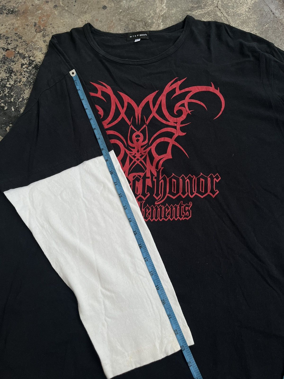 Isamu Katayama Backlash RESPECT HONOR JAPENESE TRIBAL GOTHIC POEM SEDITIONARIES PUNK Size US XXL / EU 58 / 5 - 10 Thumbnail